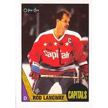 Langway Rod - 1987-88 O-Pee-Chee No.108