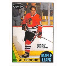 Secord Al - 1987-88 O-Pee-Chee No.111