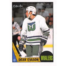 Evason Dean - 1987-88 O-Pee-Chee No.166