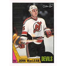 MacLean John - 1987-88 O-Pee-Chee No.191