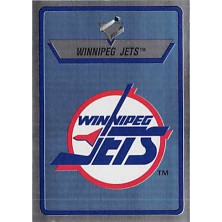 Winnipeg Jets Logo - 1990-91 Panini Stickers No.315