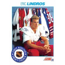 Lindros Eric - 1991-92 Score Canadian English No.329