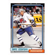 Leschyshyn Curtis - 1992-93 Topps No.124