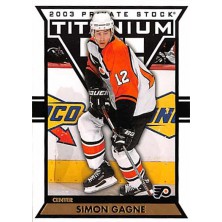 Gagne Simon - 2002-03 Titanium No.75