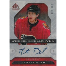 Boyd Dustin - 2006-07 SP Game Used Rookie Exclusives Autographs No.RE-DU