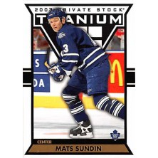 Sundin Mats - 2002-03 Titanium No.94