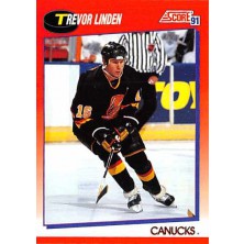 Linden Trevor - 1991-92 Score Canadian Bilingual No.8