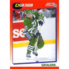 Evason Dean - 1991-92 Score Canadian Bilingual No.17