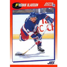 Olausson Fredrik - 1991-92 Score Canadian Bilingual No.18