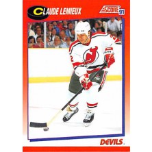 Lemieux Claude - 1991-92 Score Canadian Bilingual No.22