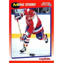 Tatarinov Mikhail - 1991-92 Score Canadian Bilingual No.37