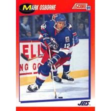 Osborne Mark - 1991-92 Score Canadian Bilingual No.39