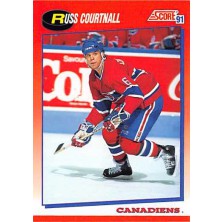 Courtnall Russ - 1991-92 Score Canadian Bilingual No.42