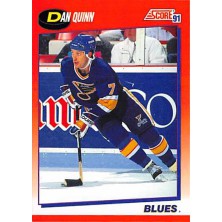 Quinn Dan - 1991-92 Score Canadian Bilingual No.62