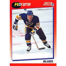 Sutter Rich - 1991-92 Score Canadian Bilingual No.63