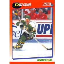 Gagner Dave - 1991-92 Score Canadian Bilingual No.72