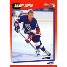 Ashton Brent - 1991-92 Score Canadian Bilingual No.78