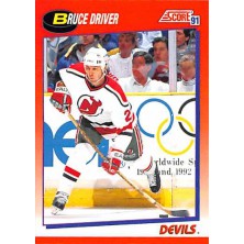 Driver Bruce - 1991-92 Score Canadian Bilingual No.89