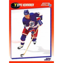 Numminen Teppo - 1991-92 Score Canadian Bilingual No.101