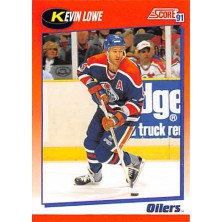 Lowe Kevin - 1991-92 Score Canadian Bilingual No.109