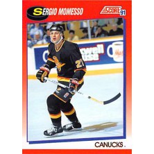 Momesso Sergio - 1991-92 Score Canadian Bilingual No.121