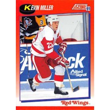 Miller Kevin - 1991-92 Score Canadian Bilingual No.126