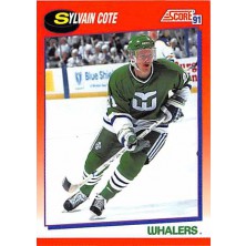Cote Sylvain - 1991-92 Score Canadian Bilingual No.129