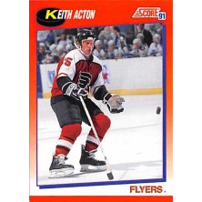 Acton Keith - 1991-92 Score Canadian Bilingual No.133