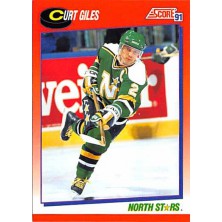 Giles Curt - 1991-92 Score Canadian Bilingual No.137