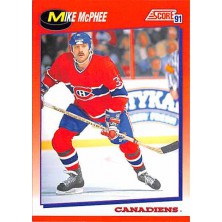 McPhee Mike - 1991-92 Score Canadian Bilingual No.147