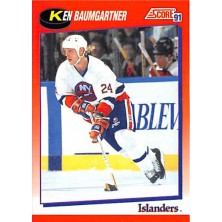 Baumgartner Ken - 1991-92 Score Canadian Bilingual No.148