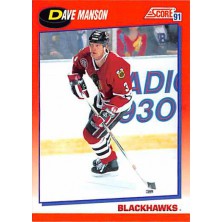 Manson Dave - 1991-92 Score Canadian Bilingual No.152