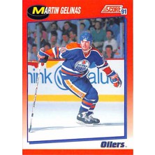Gelinas Martin - 1991-92 Score Canadian Bilingual No.159