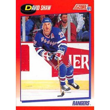 Shaw David - 1991-92 Score Canadian Bilingual No.161