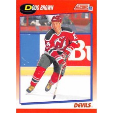 Brown Doug - 1991-92 Score Canadian Bilingual No.163