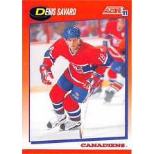 Savard Denis - 1991-92 Score Canadian Bilingual No.165