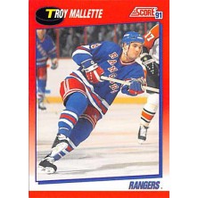 Mallette Troy - 1991-92 Score Canadian Bilingual No.178