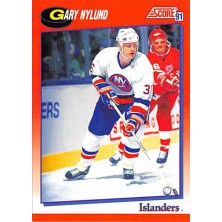 Nylund Gary - 1991-92 Score Canadian Bilingual No.192