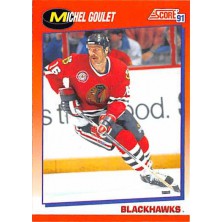 Goulet Michel - 1991-92 Score Canadian Bilingual No.201