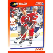MacLean John - 1991-92 Score Canadian Bilingual No.210