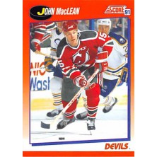 MacLean John - 1991-92 Score Canadian Bilingual No.210