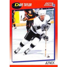 Taylor Dave - 1991-92 Score Canadian Bilingual No.214