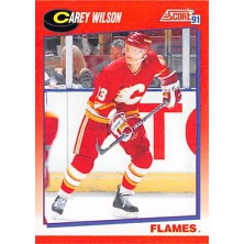 Wilson Carey - 1991-92 Score Canadian Bilingual No.227