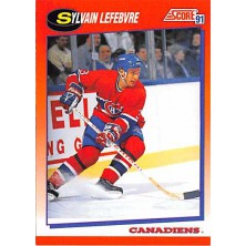 Lefebvre Sylvain - 1991-92 Score Canadian Bilingual No.245