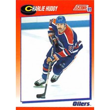 Huddy Charlie - 1991-92 Score Canadian Bilingual No.247