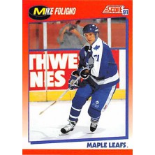 Foligno Mike - 1991-92 Score Canadian Bilingual No.248