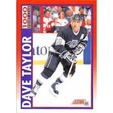 Taylor Dave - 1991-92 Score Canadian Bilingual No.264