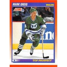 Greig Mark - 1991-92 Score Canadian Bilingual No.273