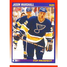 Marshall Jason - 1991-92 Score Canadian Bilingual No.278
