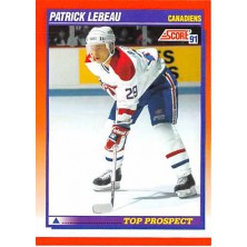 Lebeau Patrick - 1991-92 Score Canadian Bilingual No.280